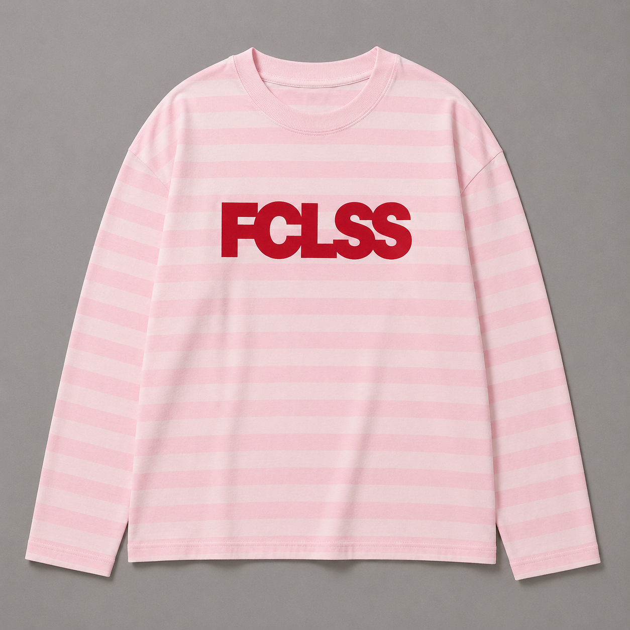 The Striped Longsleeve — Pink