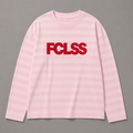 The Striped Longsleeve — Pink