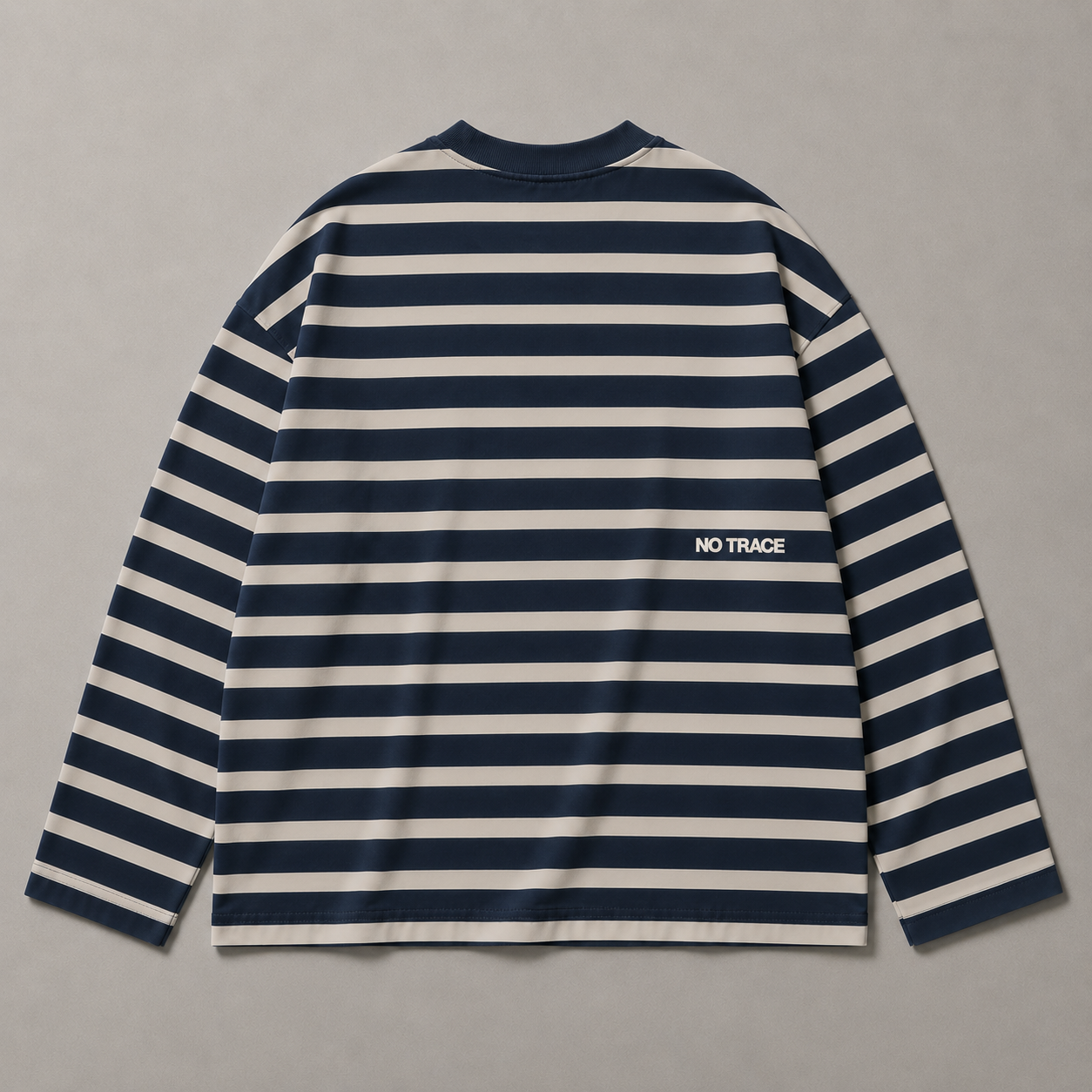 The Striped Longsleeve — Navy