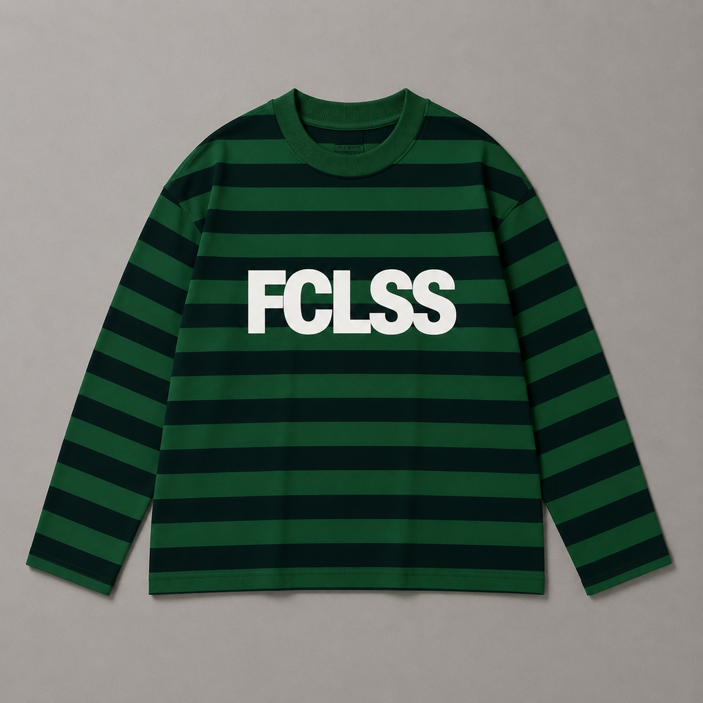 The Striped Longsleeve - Green