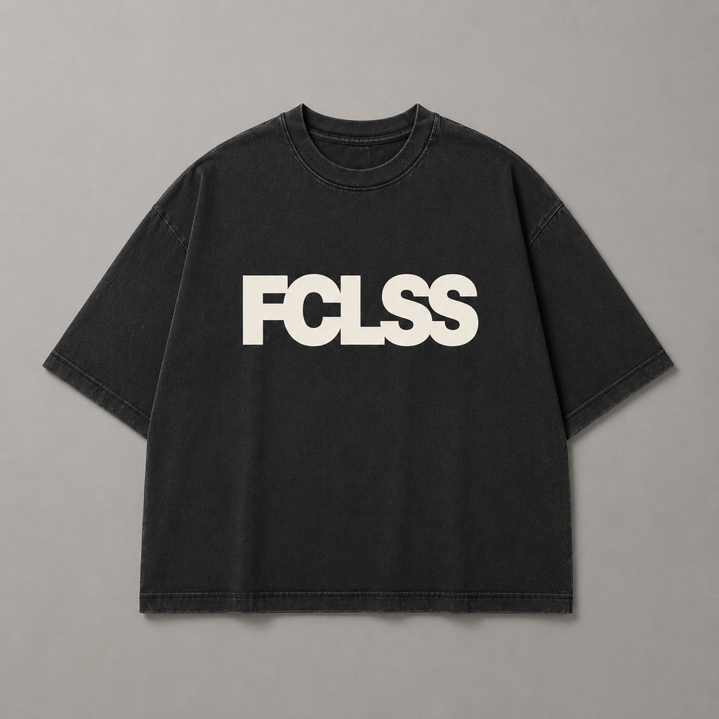 The FCLSS Tee — Washed Black