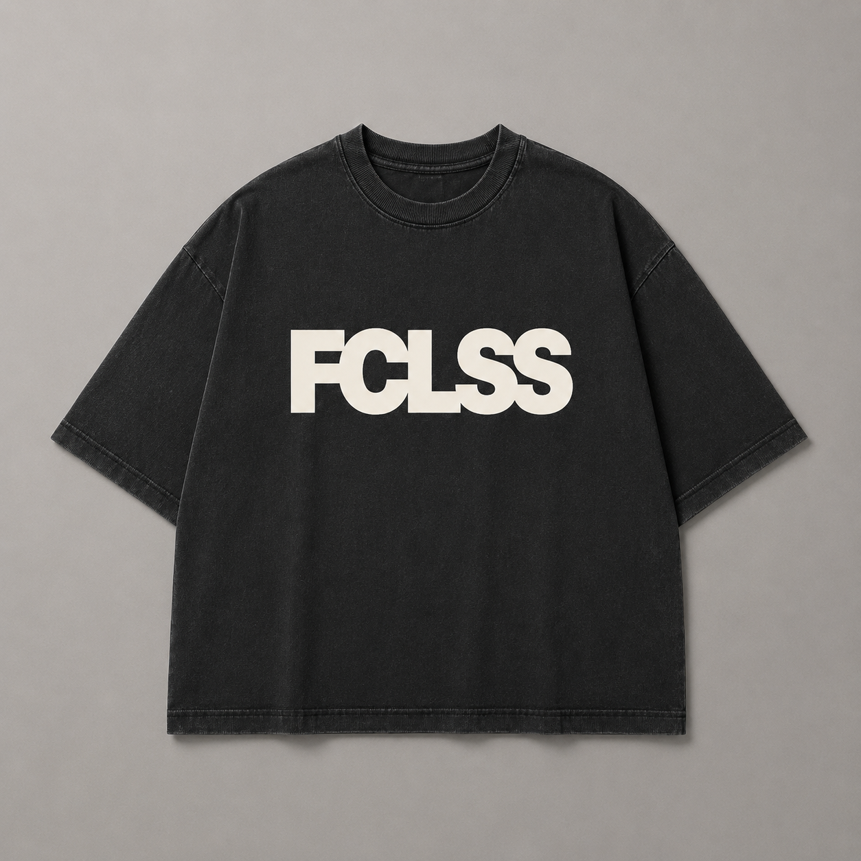 The FCLSS Tee — Washed Black