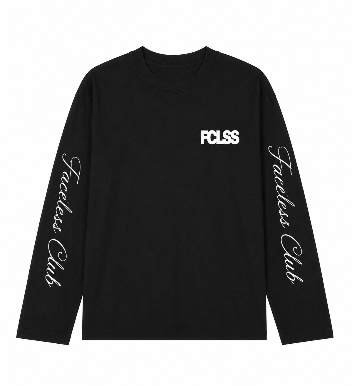 The Club Longsleeve - Zwart/Wit