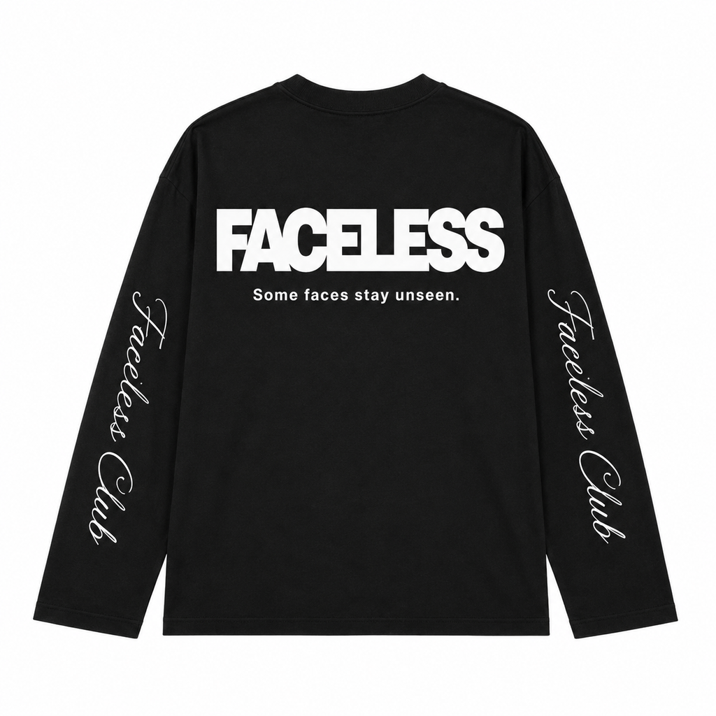 The Club Longsleeve - Zwart/Wit