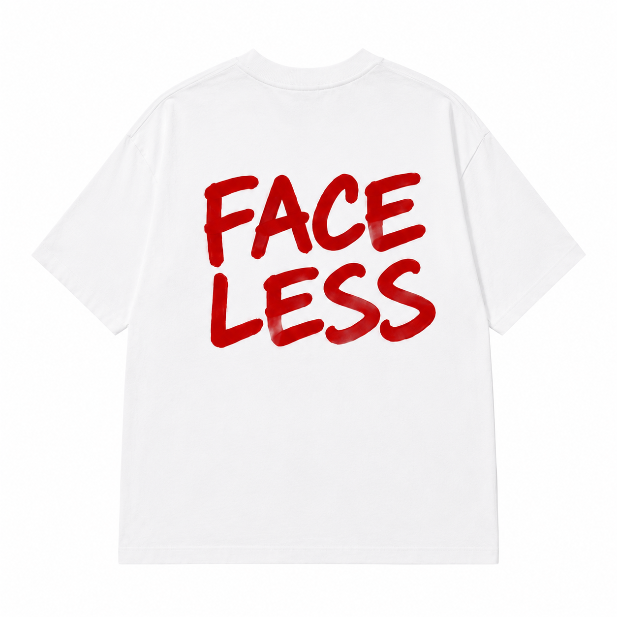 Faceless Tee - Rood