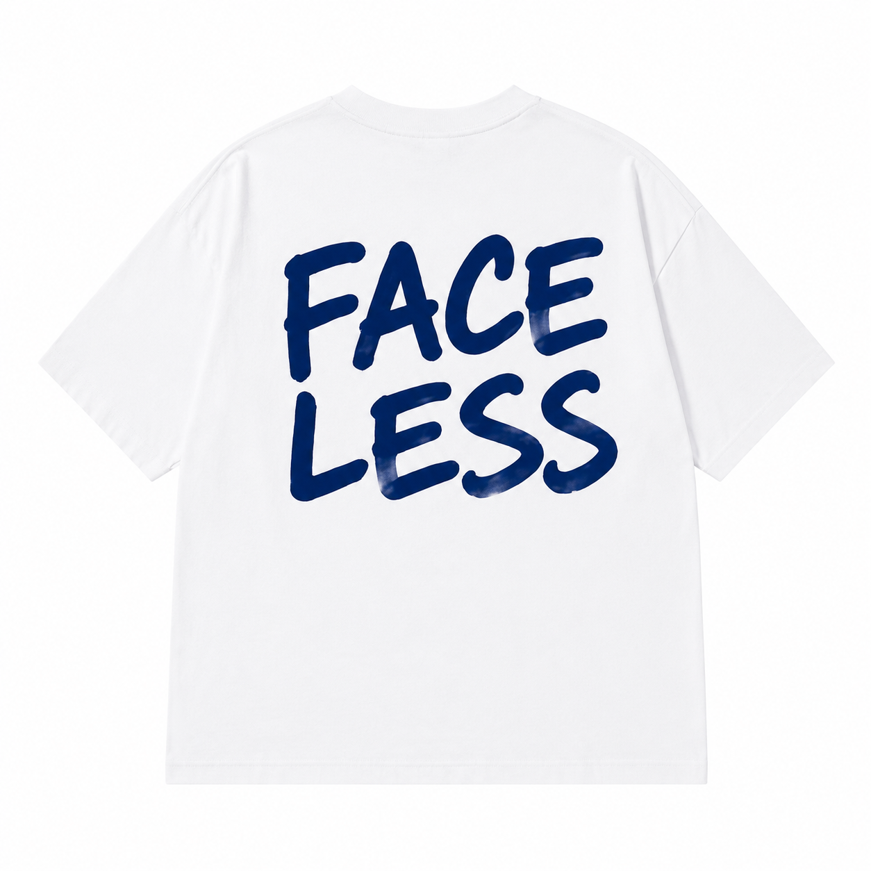 Faceless Tee - Blauw