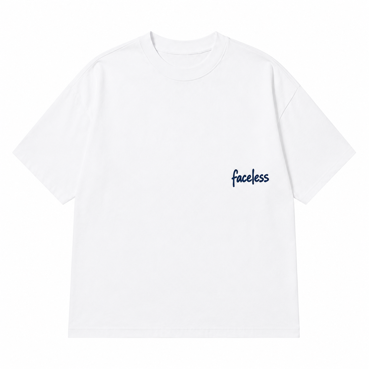 Faceless Tee - Blauw