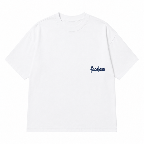 Faceless Tee - Blauw