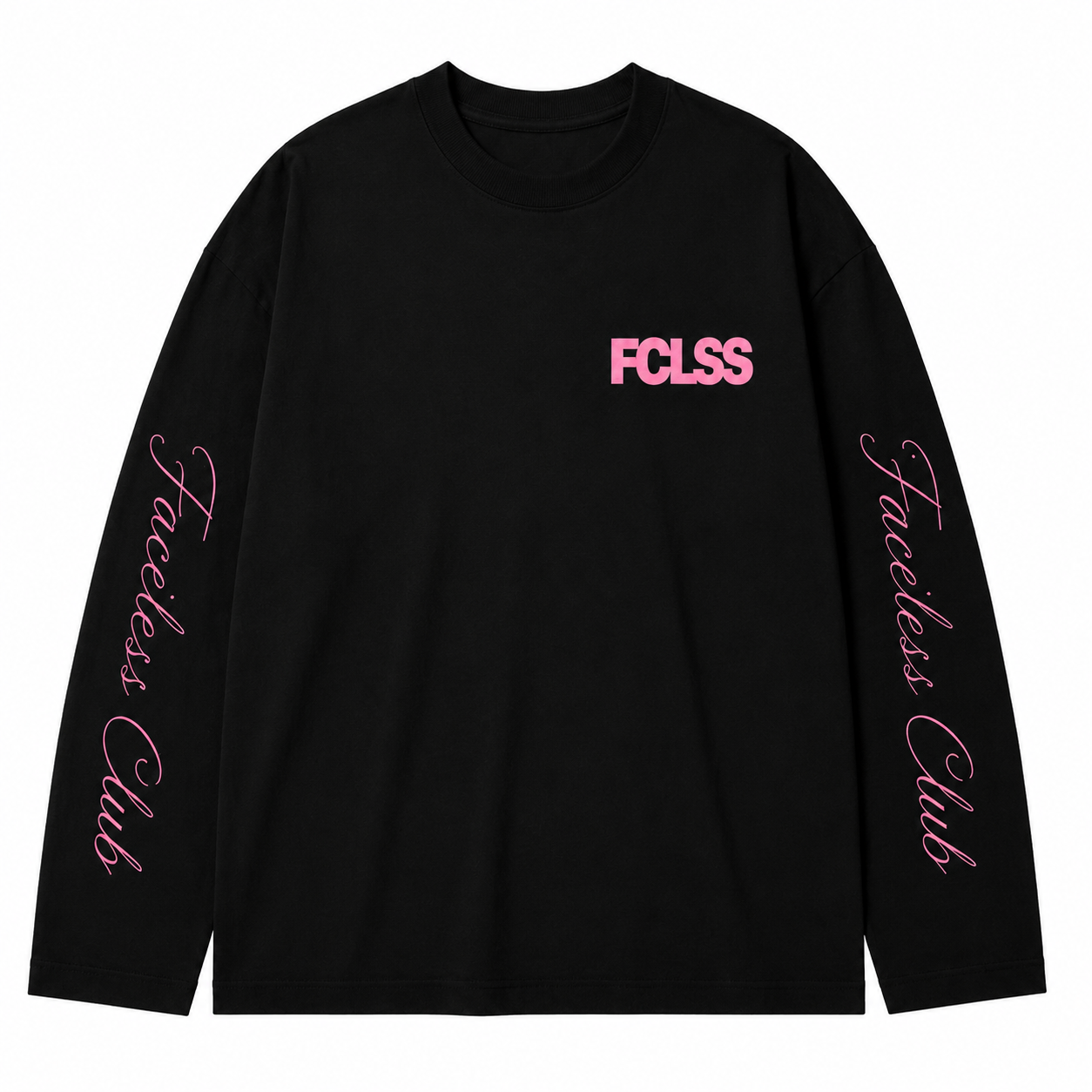 The Club Longsleeve - Zwart/Roze