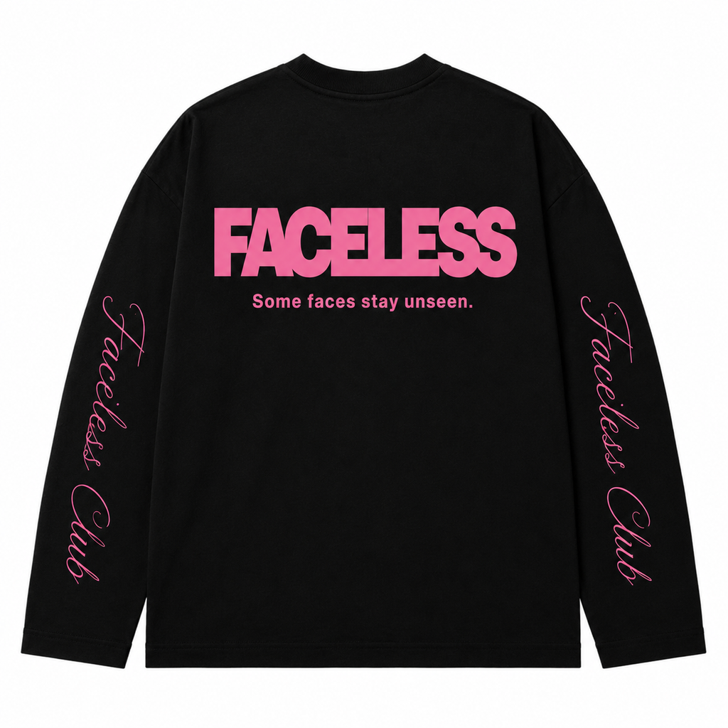 The Club Longsleeve - Zwart/Roze