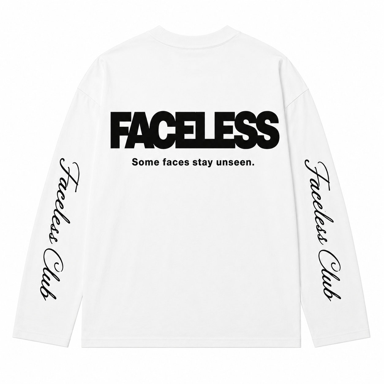 The Club Longsleeve - Wit/Zwart