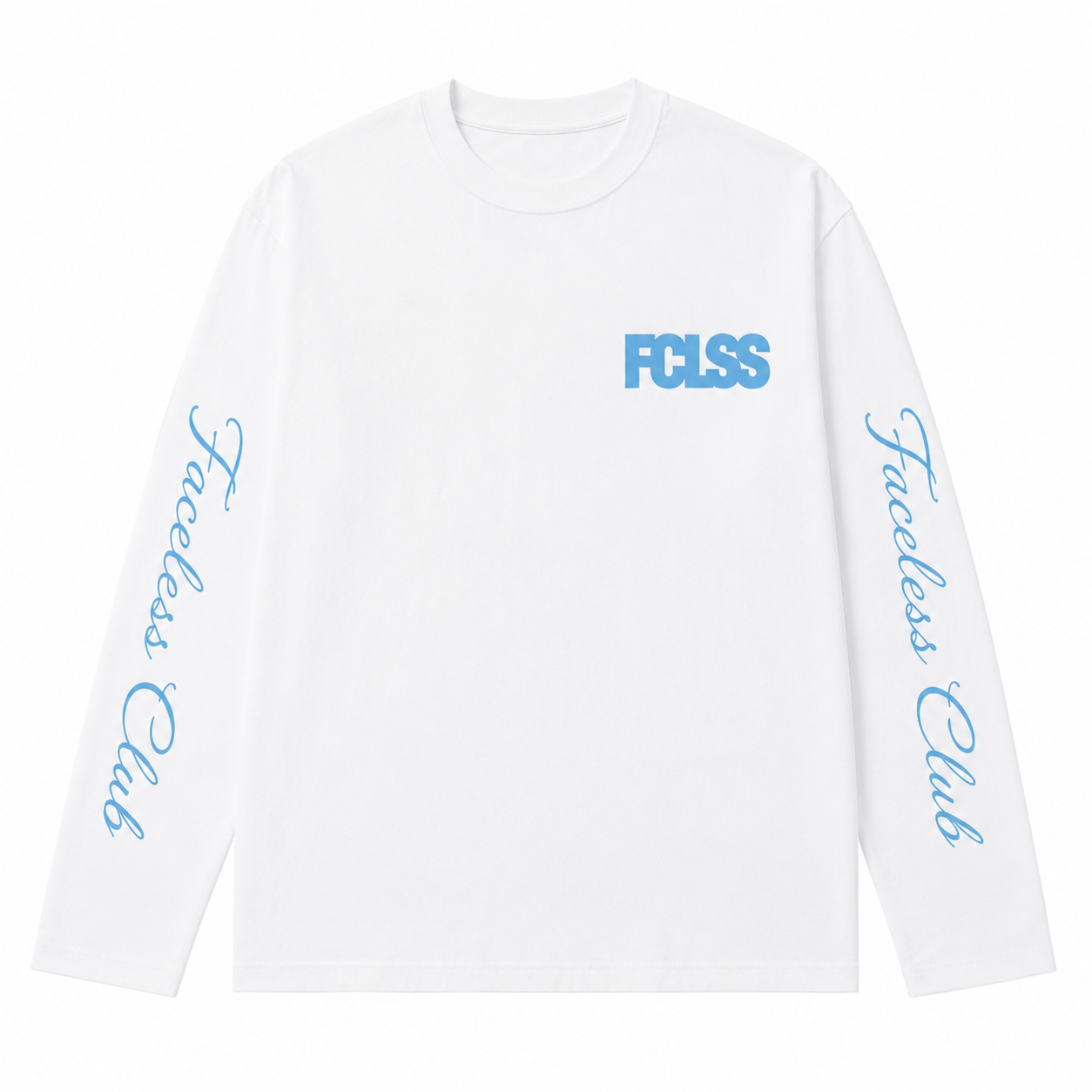 No Limits Longsleeve - Wit/Blauw