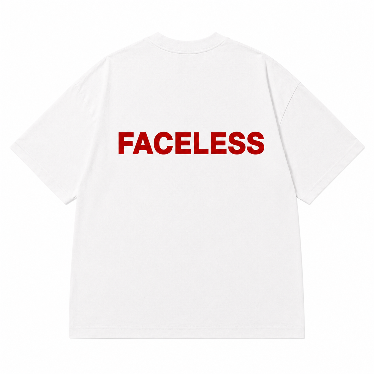 White Essentials Tee - Rood