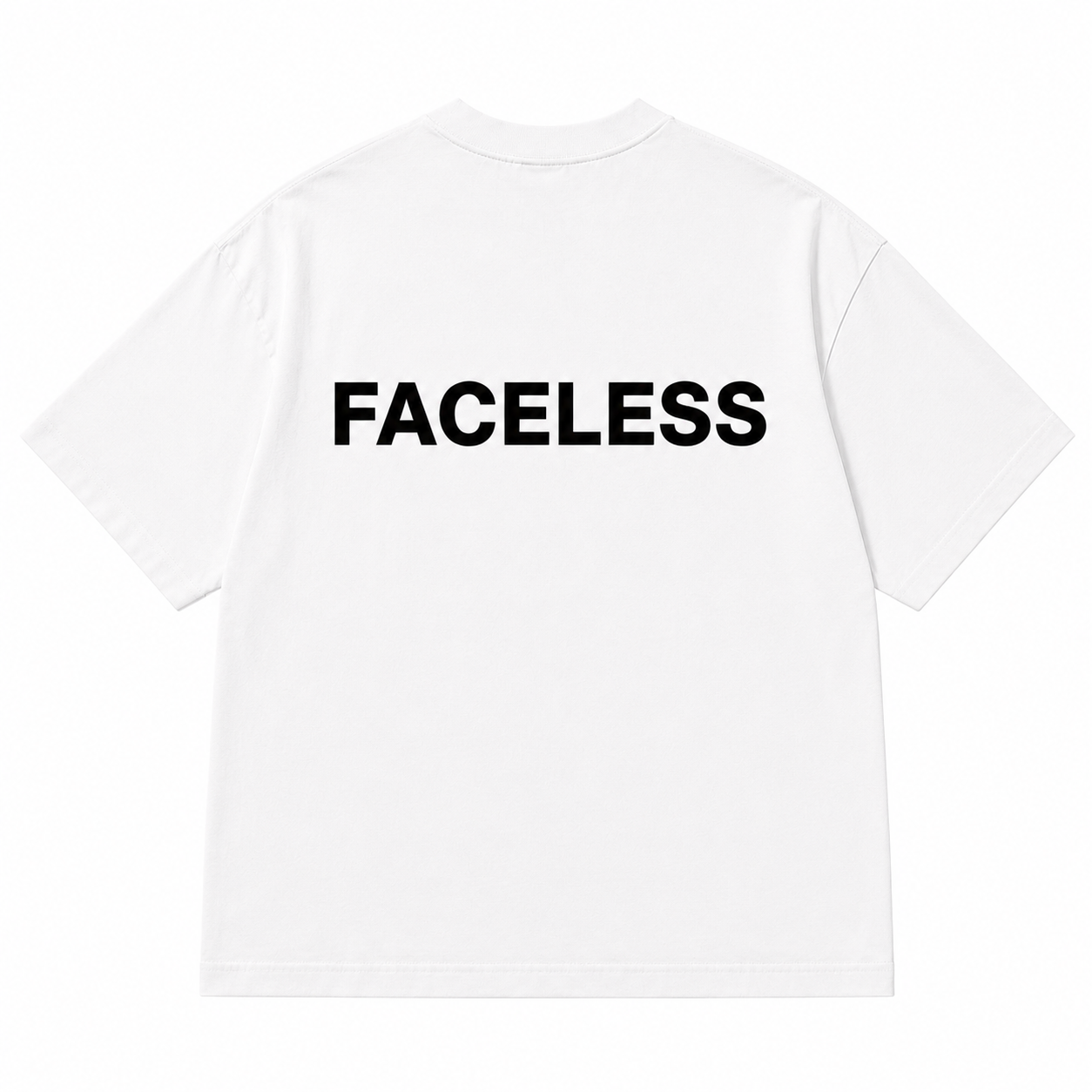 White Essentials Tee - Zwart