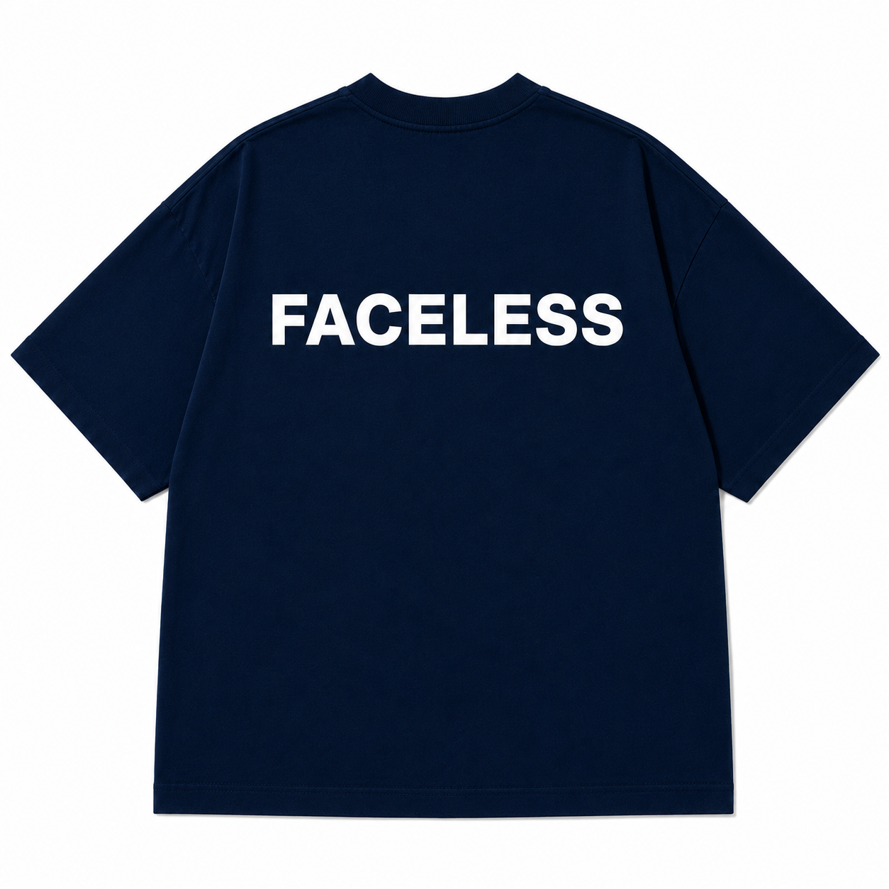 Blue Essentials Tee - Wit