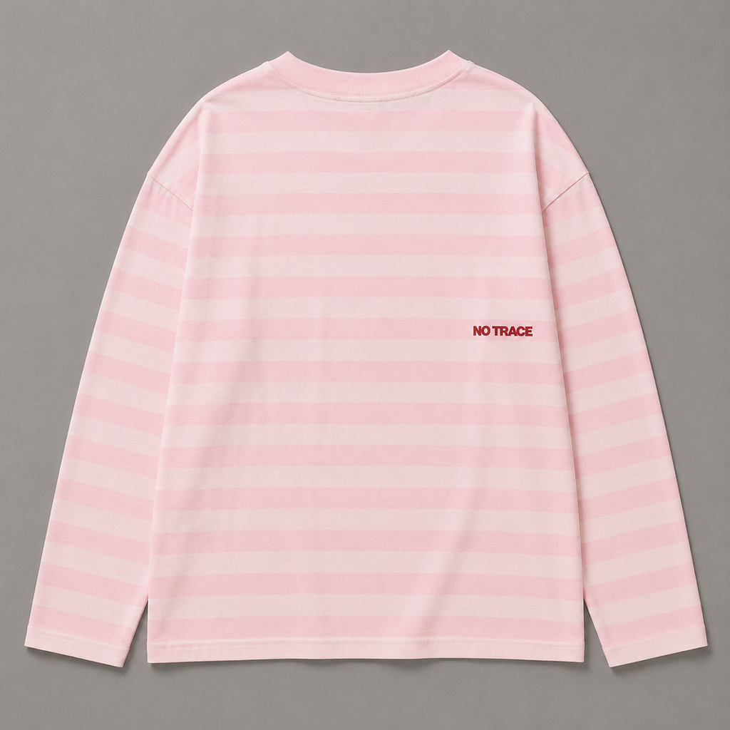 The Striped Longsleeve — Pink