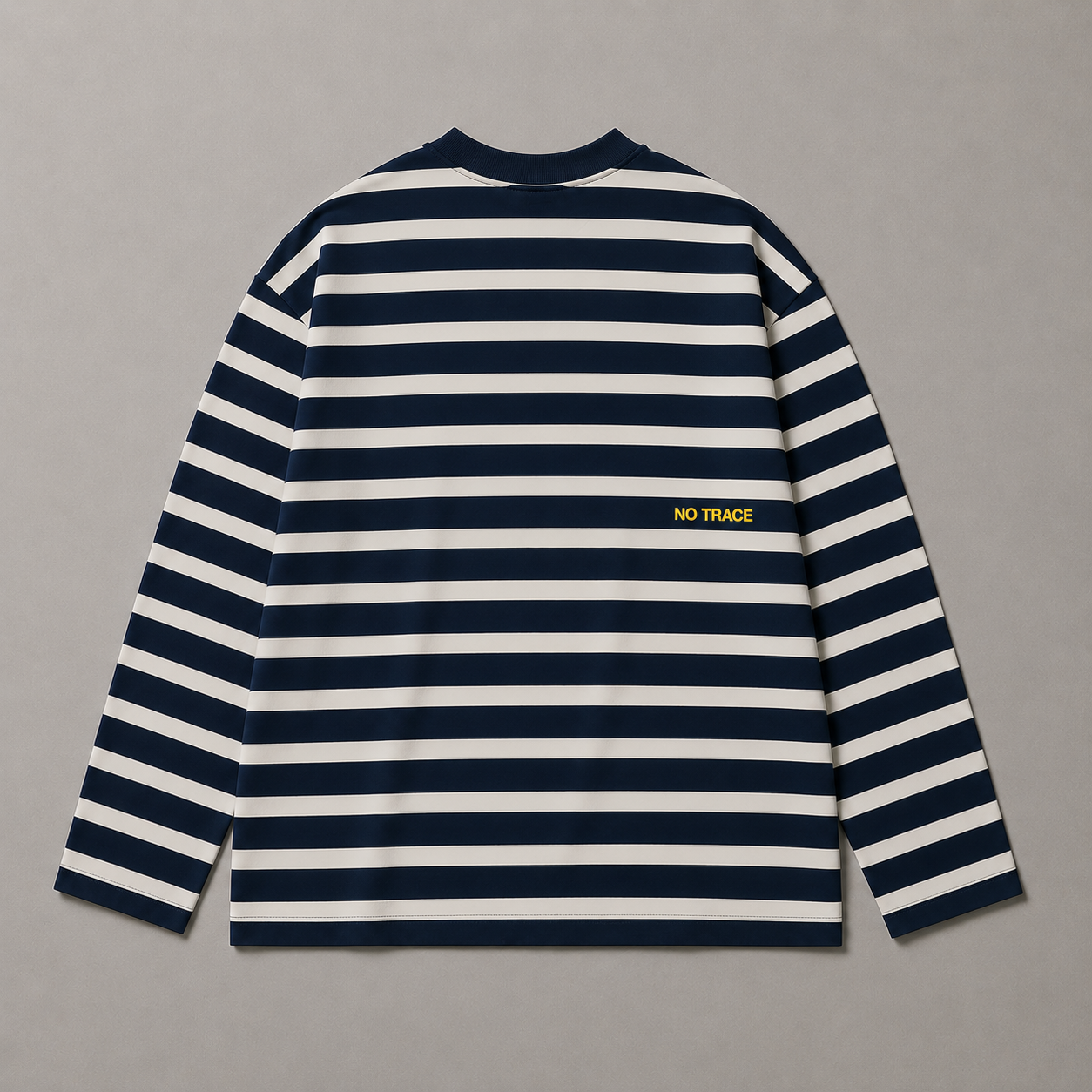 The Striped Longsleeve — Navy/Yellow