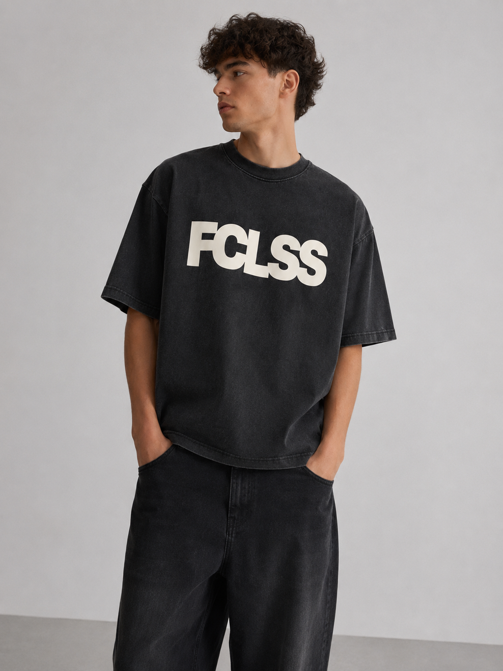 The FCLSS Tee — Washed Black