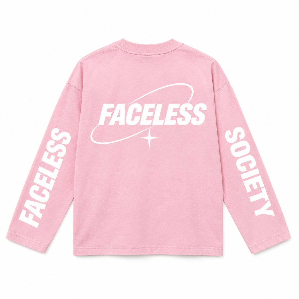 The Faceless Society Longsleeve - Lichtroze