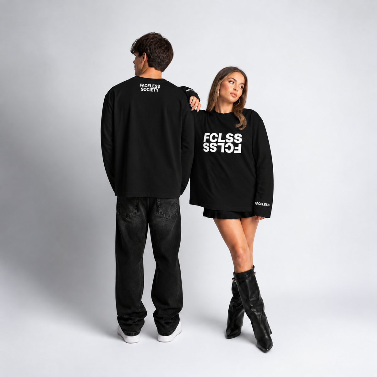 FCLSS Society Reverse Longsleeve - Zwart