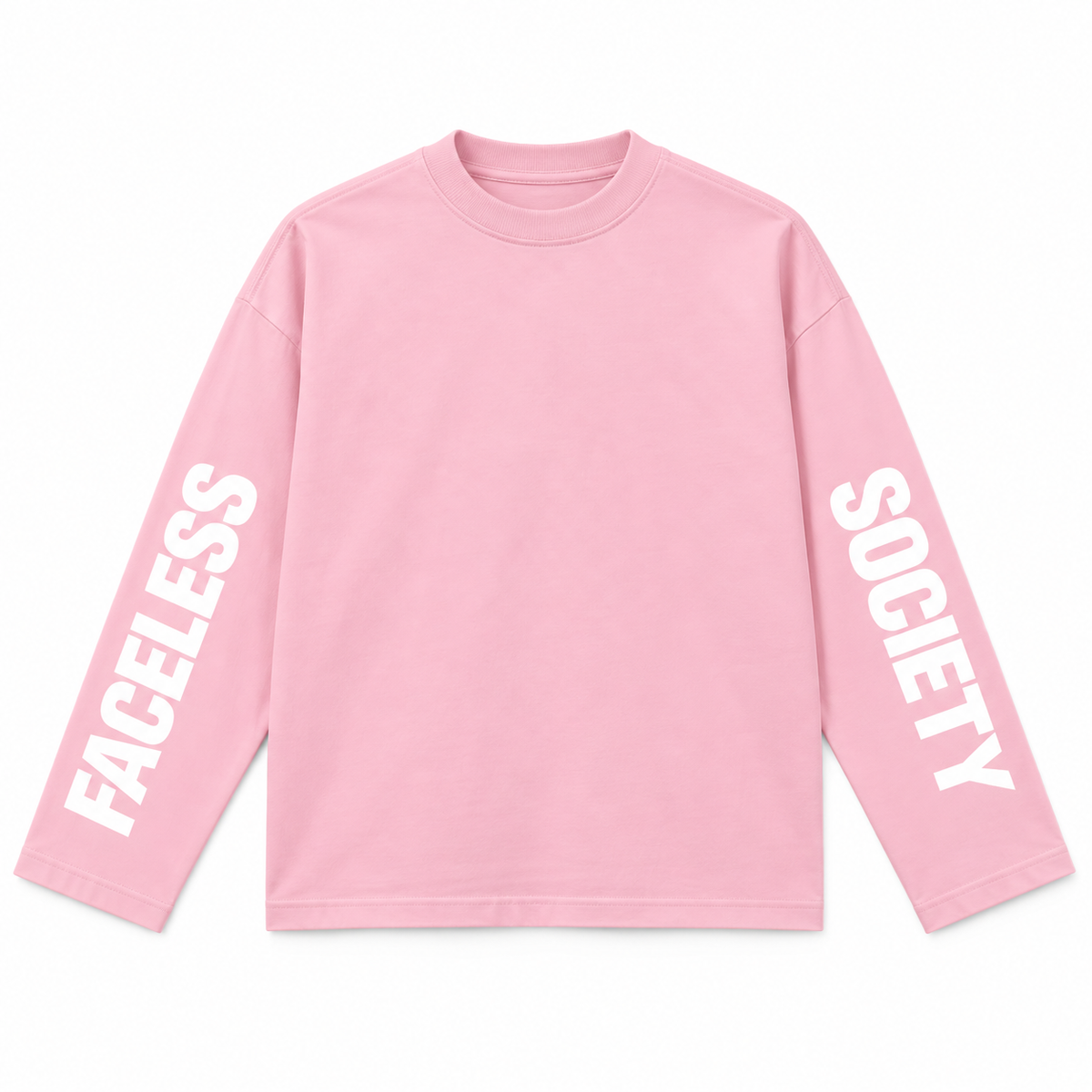 The Faceless Society Longsleeve - Lichtroze