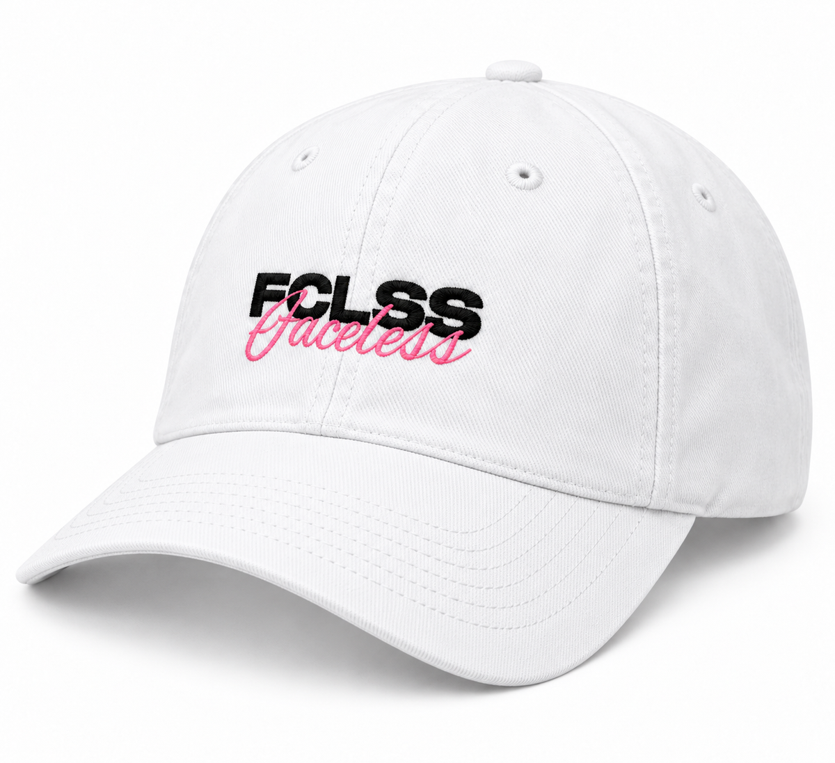 The FCLSS Studios Cap – Wit/Roze