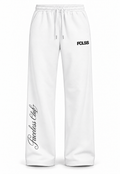 Faceless The Club Unisex Straight Leg Joggingbroek – Wit