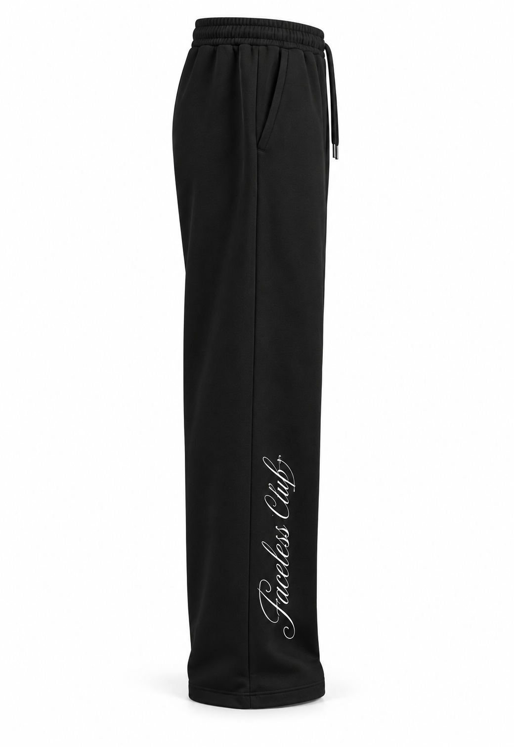 Faceless The Club Unisex Straight Leg Joggingbroek – Zwart
