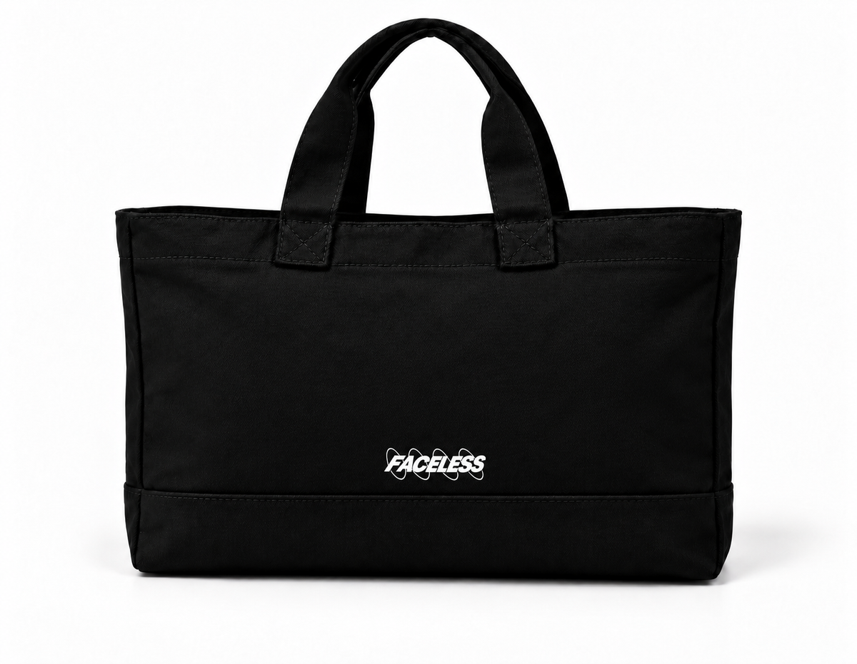 The Faceless Swirl Bag – Zwart/Wit