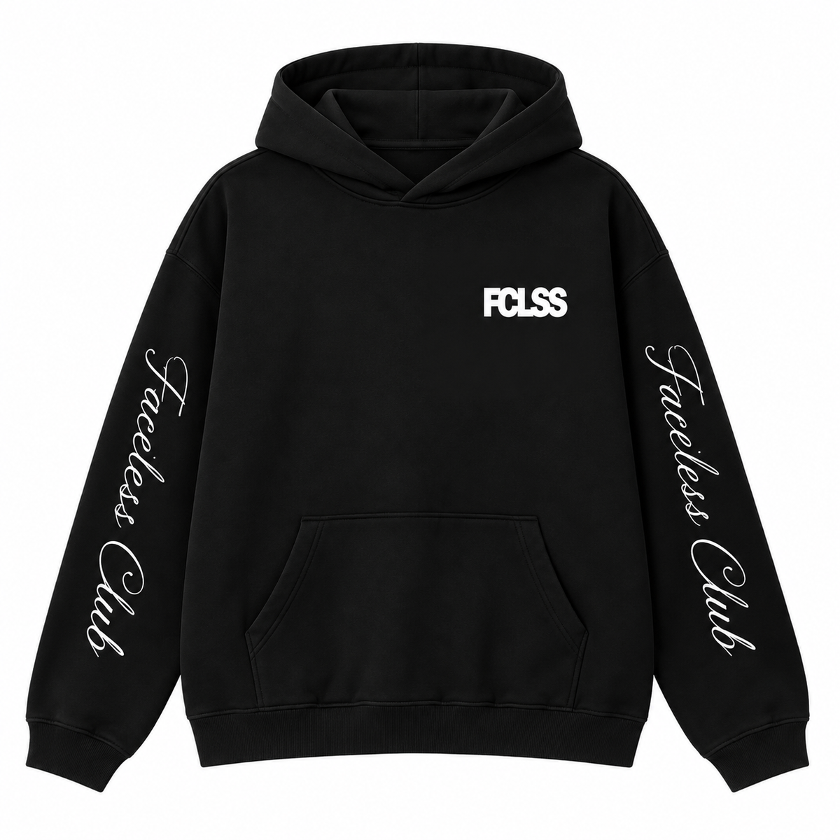 The Club Hoodie - Zwart/wit