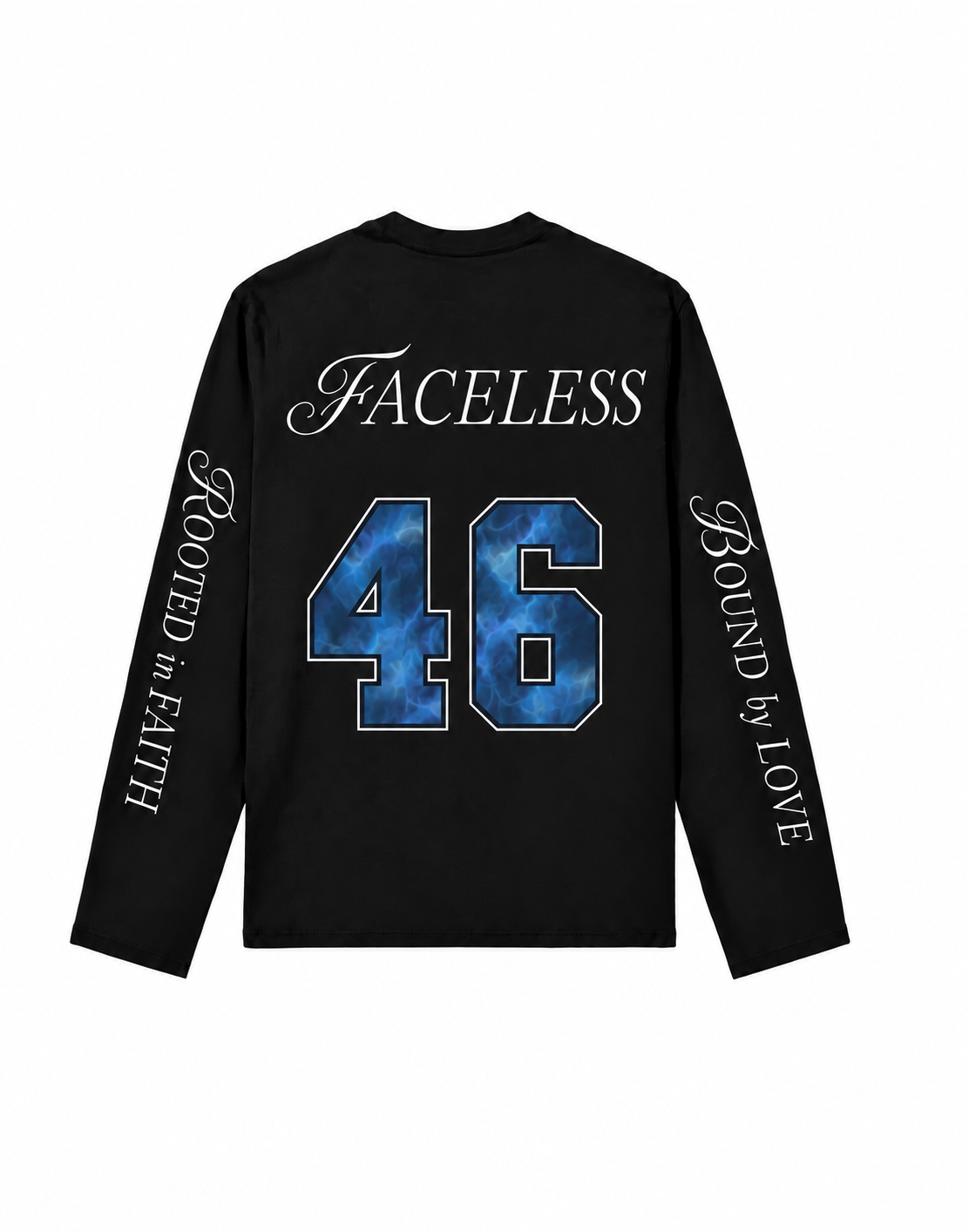 FACELESS 46 ‘Rooted in Faith’ Longsleeve – Blue
