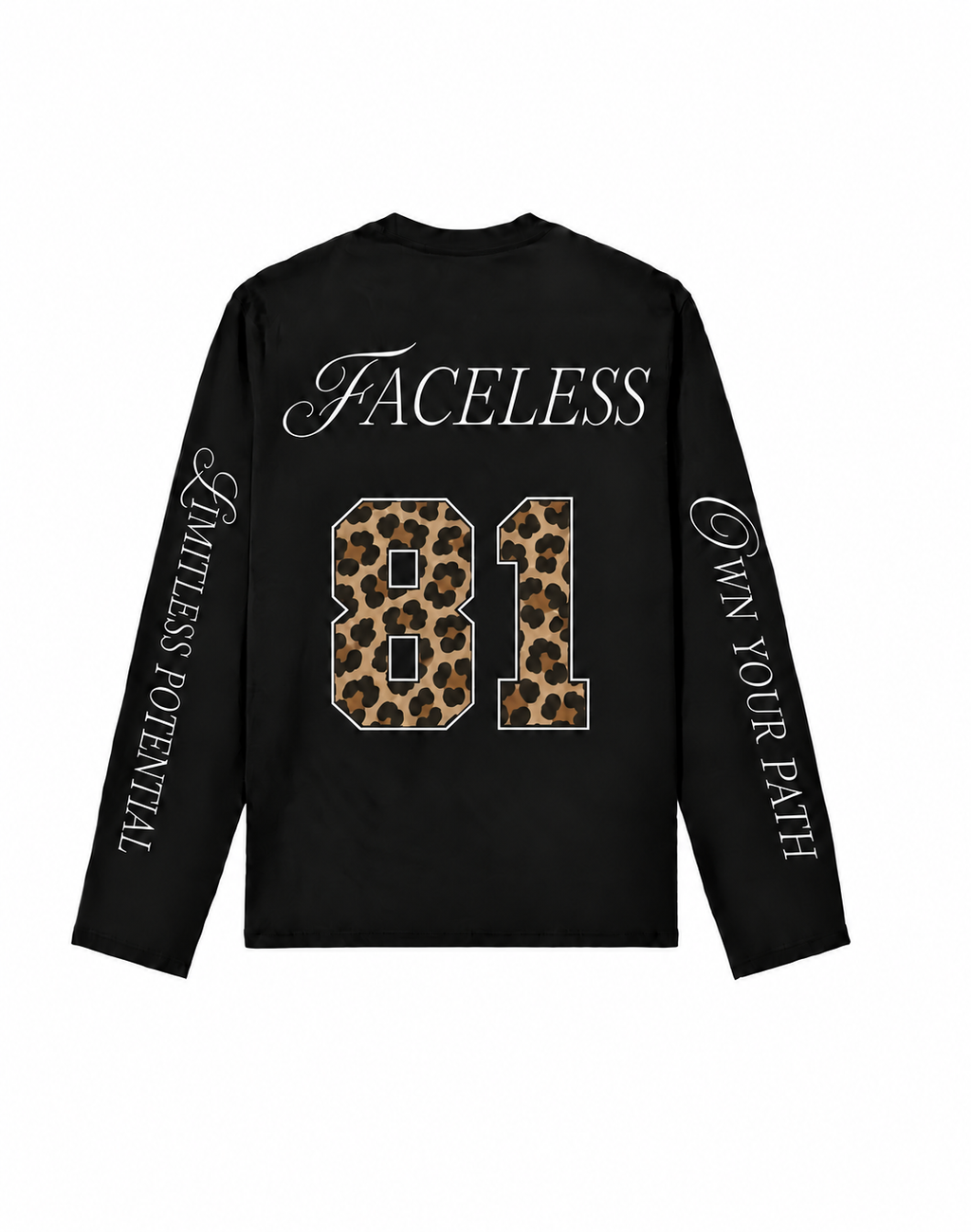 FACELESS 81 ‘Own Your Path’ Longsleeve – Leopard
