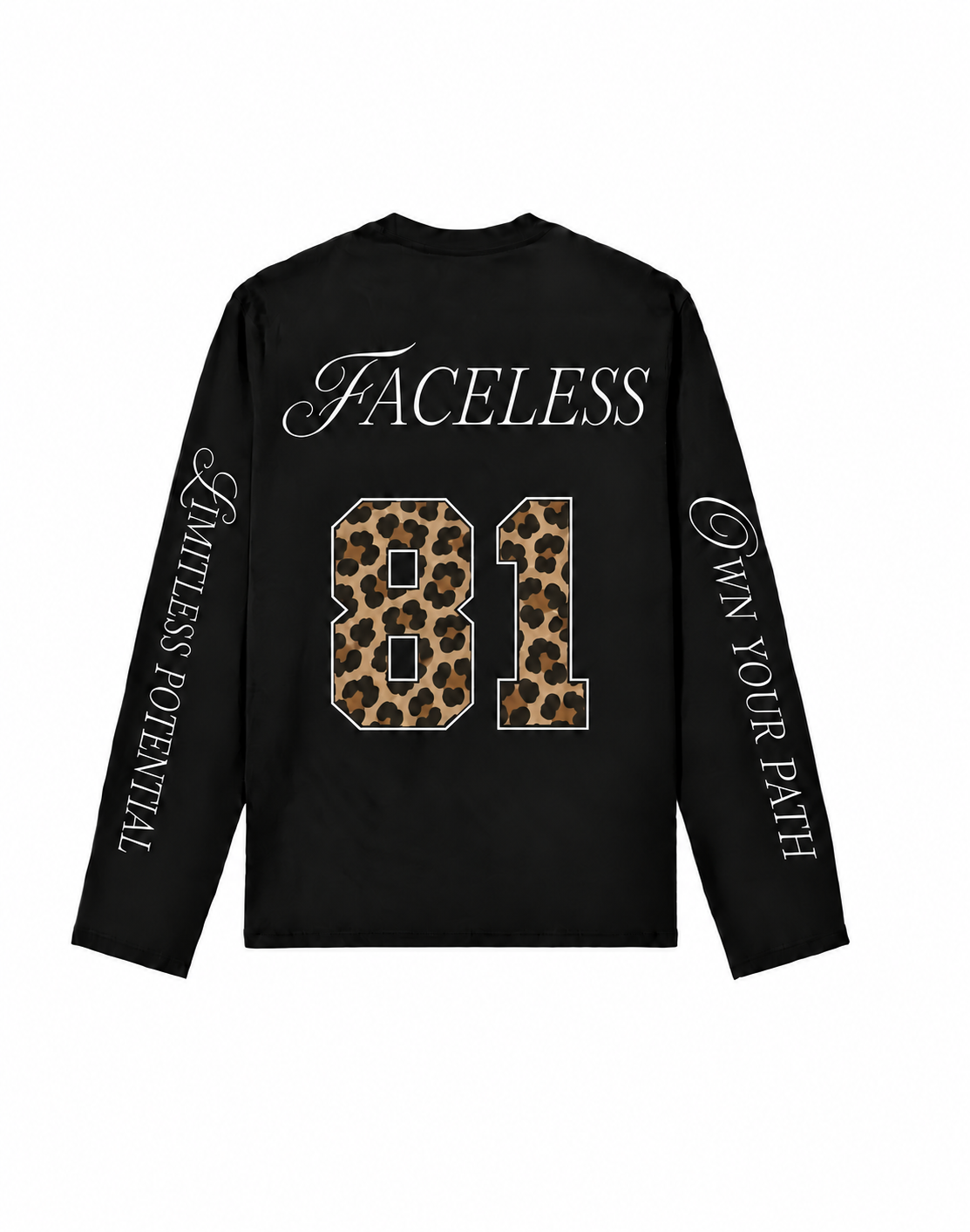 FACELESS 81 ‘Own Your Path’ Longsleeve – Leopard