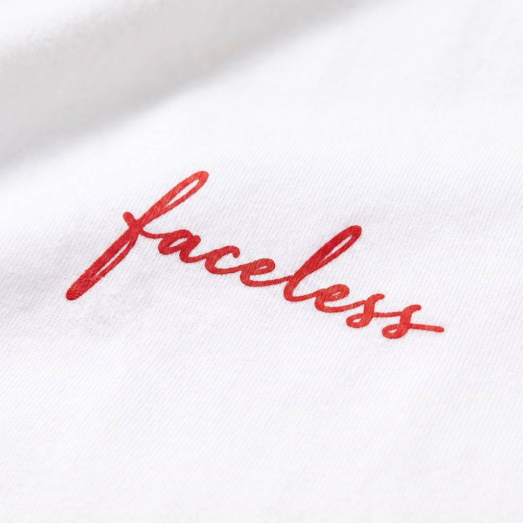White Essentials Tee - Rood