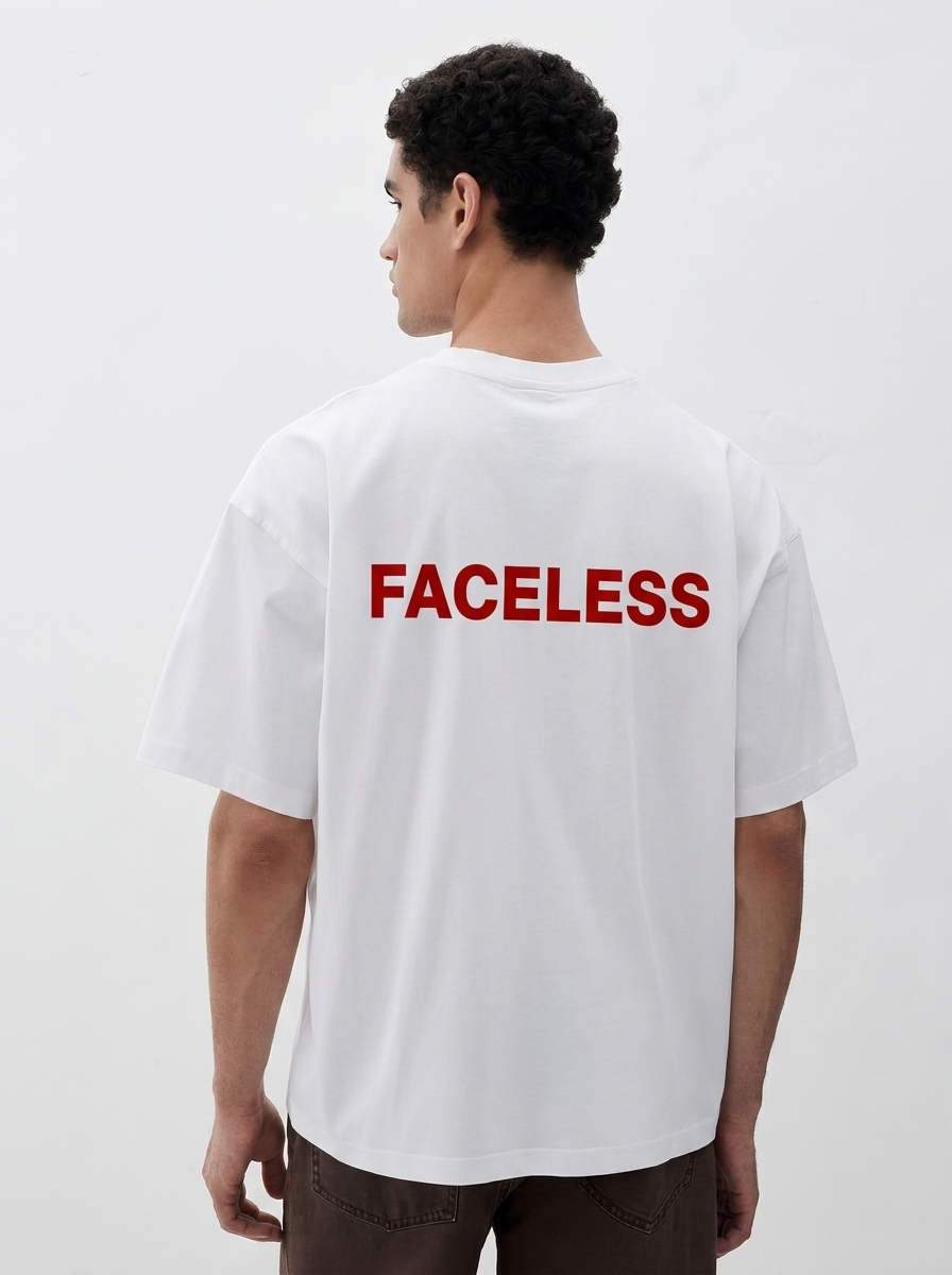 White Essentials Tee - Rood