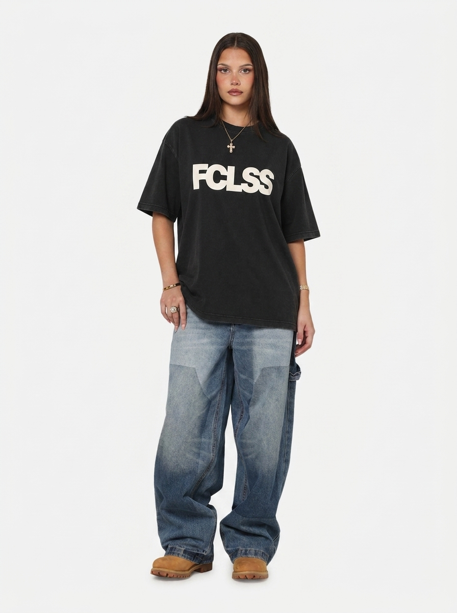 The FCLSS Tee — Washed Black