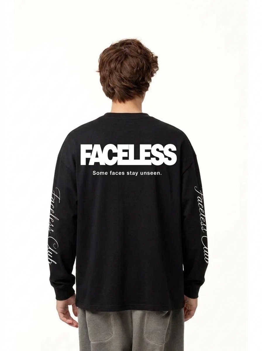 The Club Longsleeve - Zwart/Wit