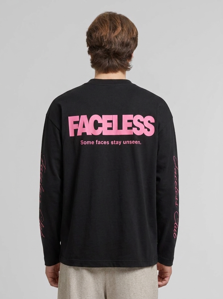 The Club Longsleeve - Zwart/Roze