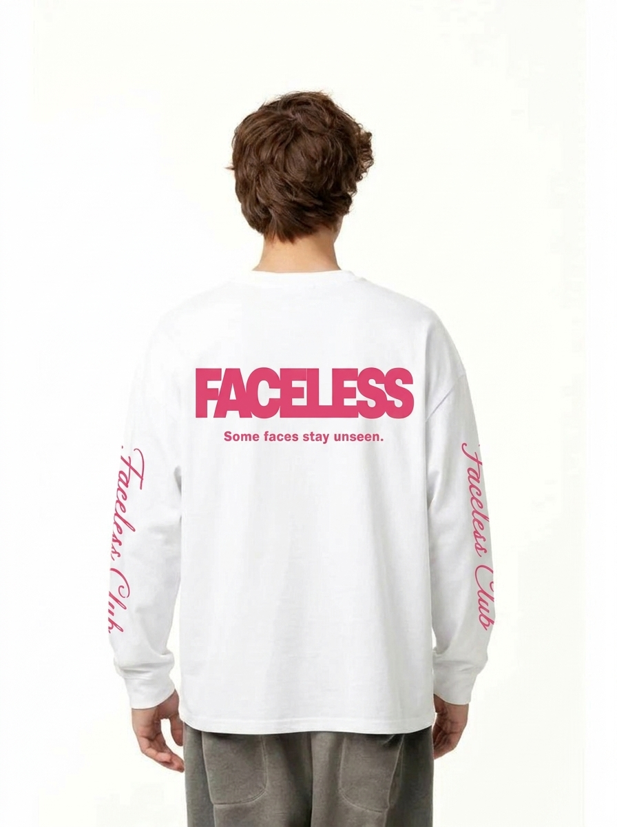 The Club Longsleeve - Wit/Roze